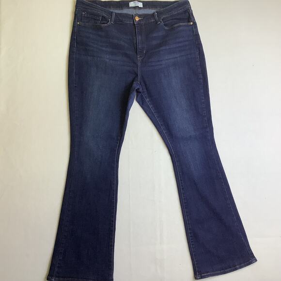 Levi's Denizen Womens Mid-Rise BootCut Jeans - Size 18M W34 L32 - Excellent - Picture 1 of 10